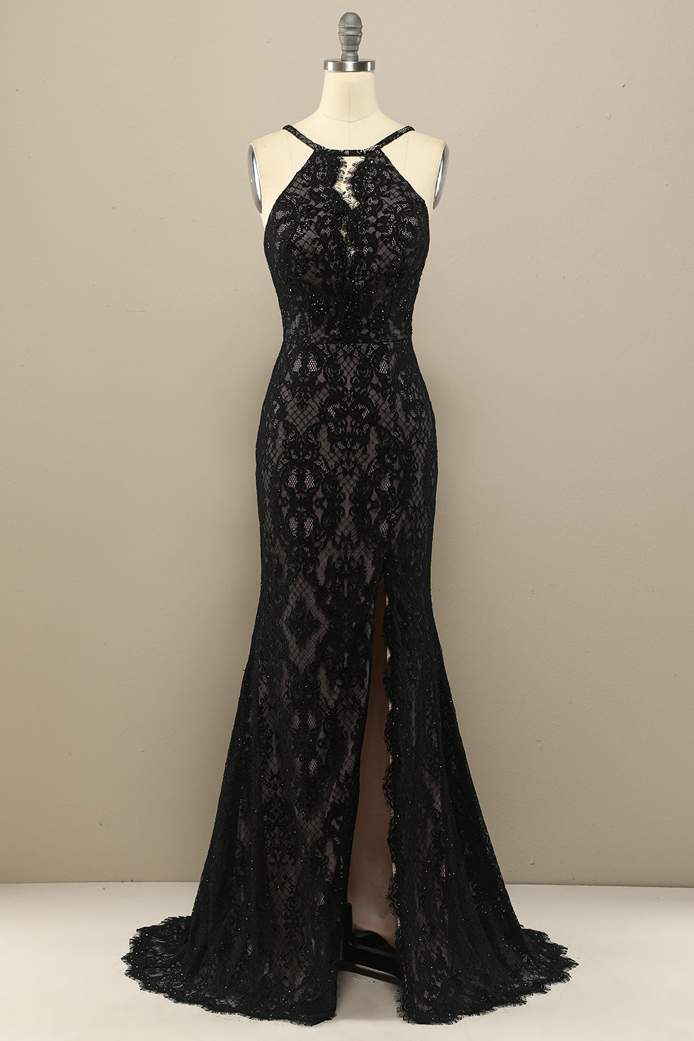 long lace dress